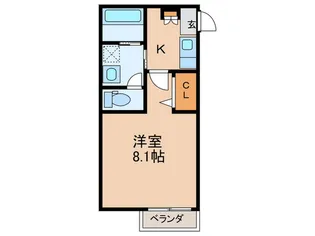 リブレア白鳥【1階】の間取り
