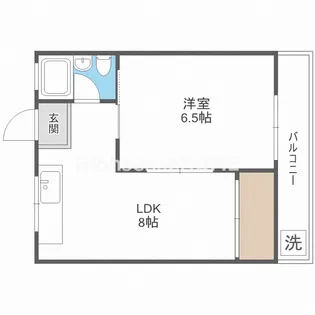 ナガタビル【4階】の間取り