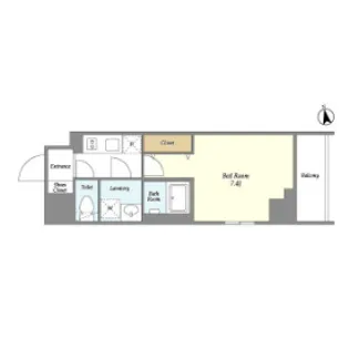 BLAU南池袋【6階】の間取り