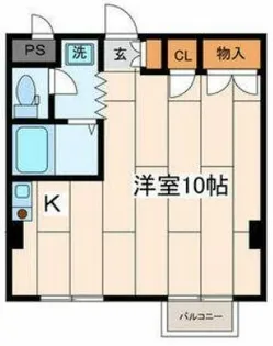 カメリアハイム【1階】の間取り