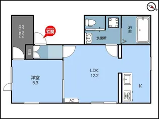 ReNARE鐙(リナーレアブミ)【1階】の間取り