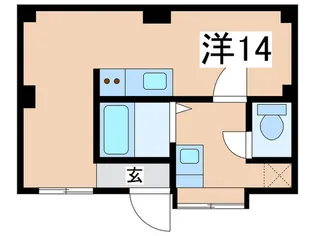 コーポ共和【1階】の間取り