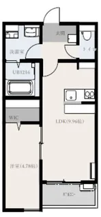 アルバステラ西条【3階】の間取り