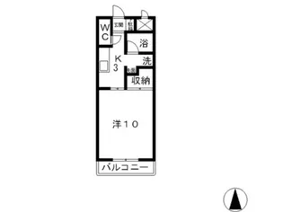 ハイツ・シンフォニー II【2階】の間取り