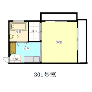 メゾン・エクレール【3階】の間取り