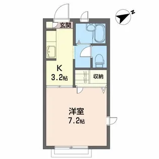 グランシードK【2階】の間取り