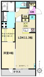 アルバコローレ国分【1階】の間取り
