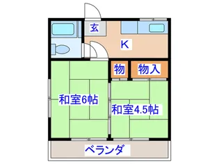 佐藤アパート第一【2階】の間取り
