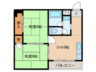 コ-ポナニワ【3階】の間取り