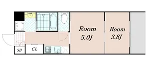 レシオス京都西院【5階】の間取り