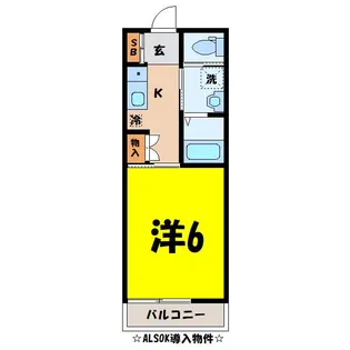 Luan上野台(深谷市上野台)【2階】の間取り