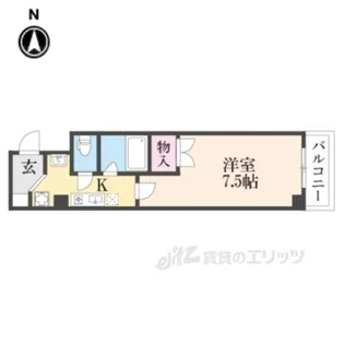 ル・クレヨン・ルージュ【6階】の間取り