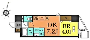 K.Curacion【8階】の間取り