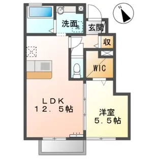 グレイスアベニュー一身田【1階】の間取り