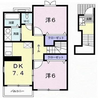 ポラリスI【2階】の間取り