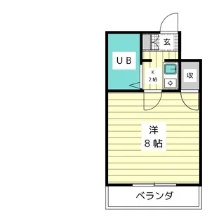 ヒルトップ平和ヶ丘【1階】の間取り