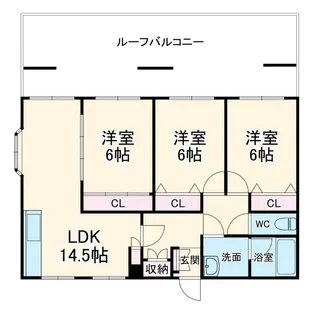 メゾーネ宮崎台【2階】の間取り