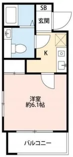 コムネット東府中【3階】の間取り