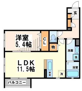 シャルマントミール【3階】の間取り