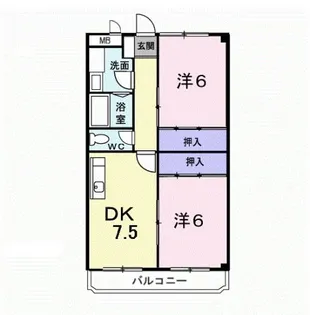 りべらる【2階】の間取り