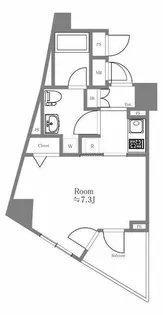 メイクスデザイン高田馬場【5階】の間取り