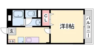 セトル月見山【1階】の間取り