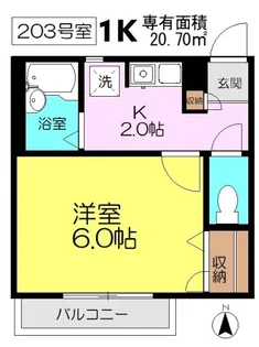 ステラフレンズ【2階】の間取り