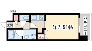 グランシス江坂【10階】の間取り