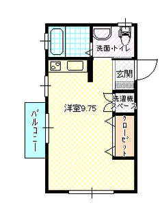 バレムTM A棟【2階】の間取り