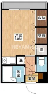 井上ハイム【3階】の間取り
