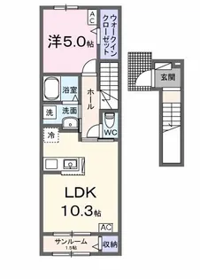 MALEN(マーレン)【2階】の間取り