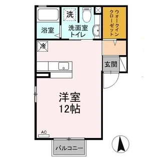 アムール【2階】の間取り