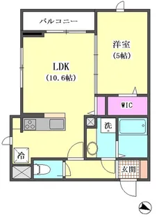 ロイジェント大岡山【2階】の間取り
