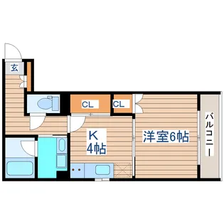 Residencia KIRAKU【5階】の間取り