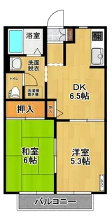 ディアス久留米 A棟【2階】の間取り