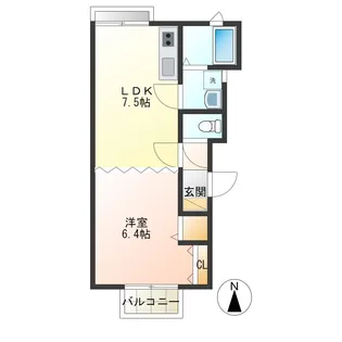シャルム桜田の丘【3階】の間取り