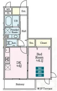 FVヴィラ洋光台【2階】の間取り