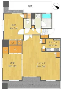 ライオンズステーションプラザ下総中山【13階】の間取り