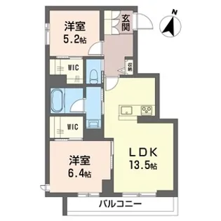 クオレール流山CP【1階】の間取り
