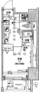 VIDA文京本郷【2階】の間取り