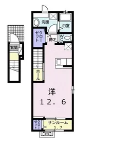 K’sガーデン【2階】の間取り