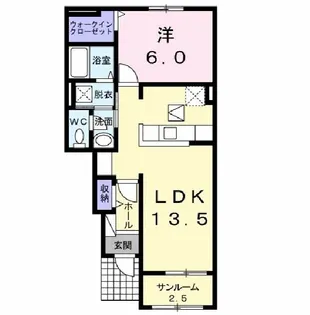 エン フィールド【1階】の間取り