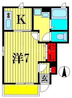 アムール サンテ【1階】の間取り