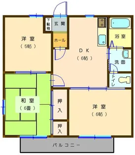 ポラールB【1階】の間取り