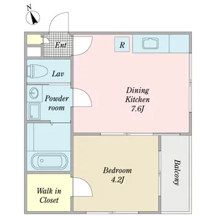 エテルノ西葛西【3階】の間取り