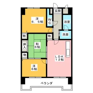 モネ水草【2階】の間取り