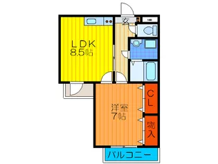 プラムユー【1階】の間取り