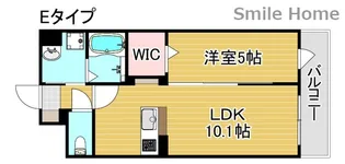 グランパシフィック花園innovation【9階】の間取り