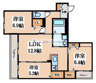 ソレイユ ルヴァン【2階】の間取り