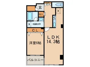 KDXレジデンス成城【2階】の間取り